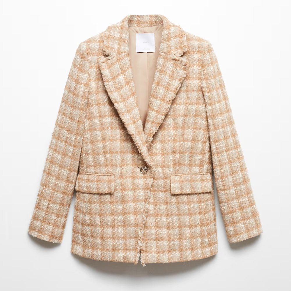 004 MANGO Tweed jacket - Picture 2 of 6